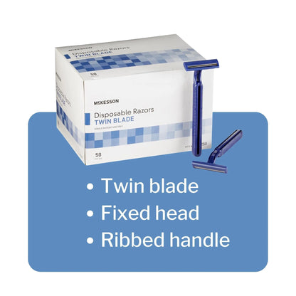 McKesson Disposable Razors (Pack of 50)