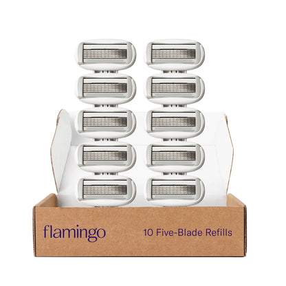 Flamingo Razors + Foaming Shave Gel Set