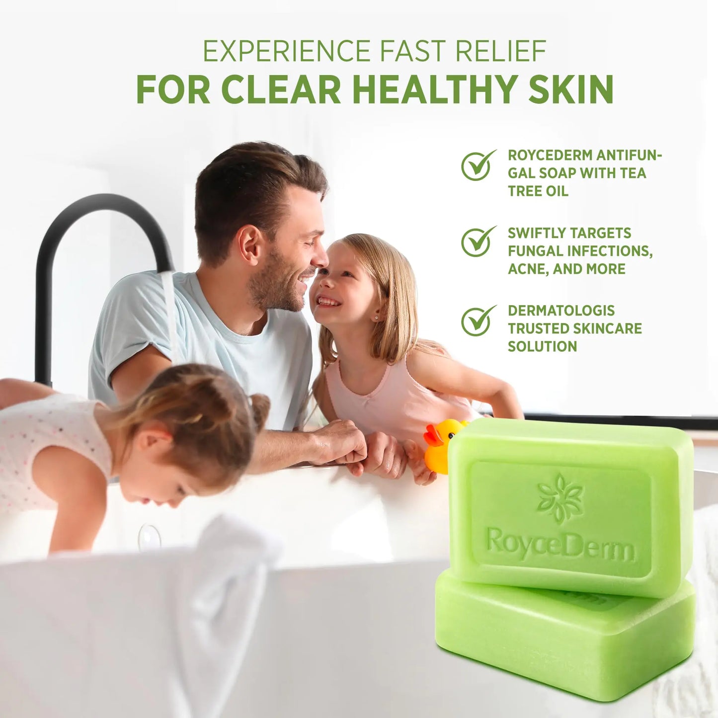RoyceDerm Tea Tree Oil Antifungal Soap