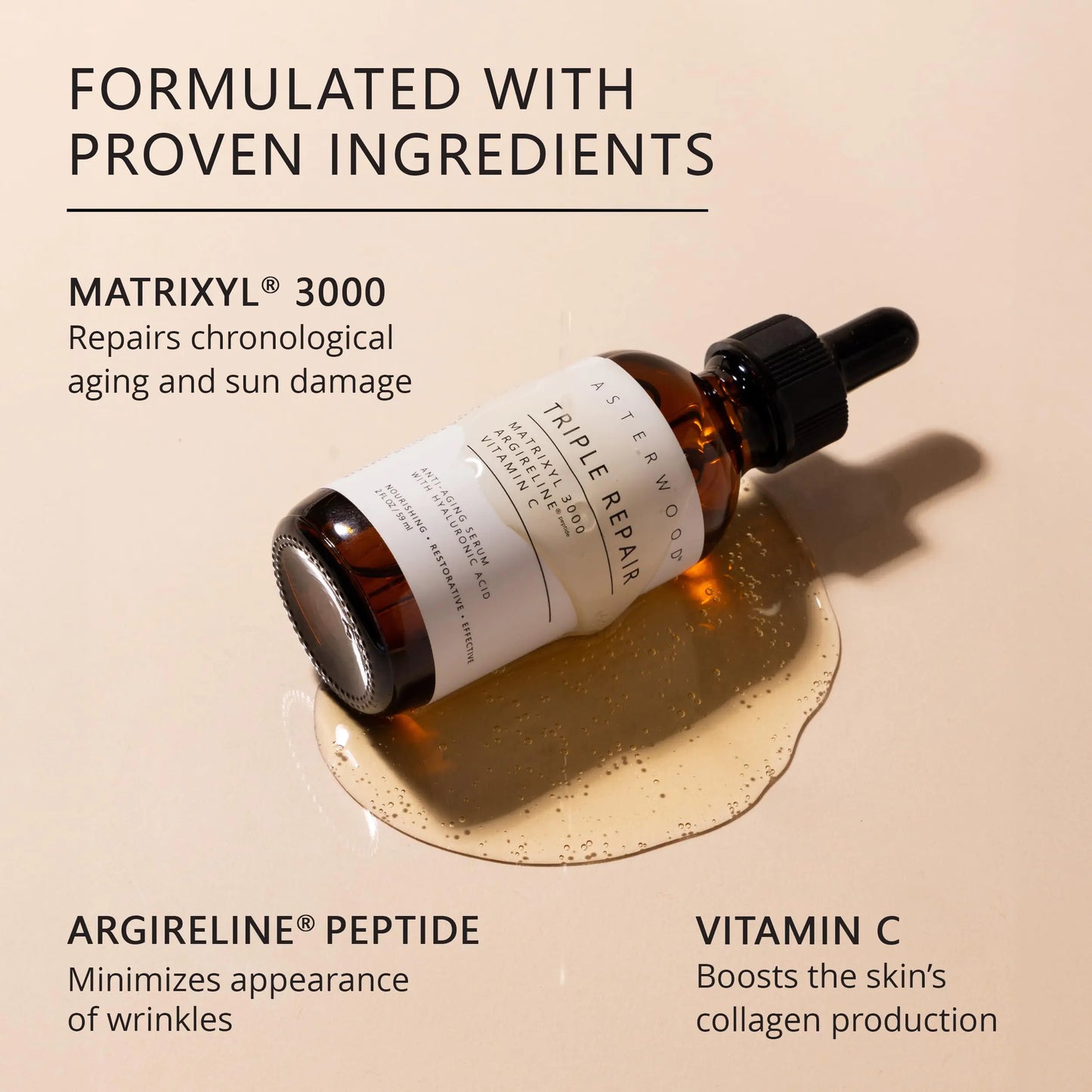 Asterwood Triple Repair Anti-Aging Face Serum