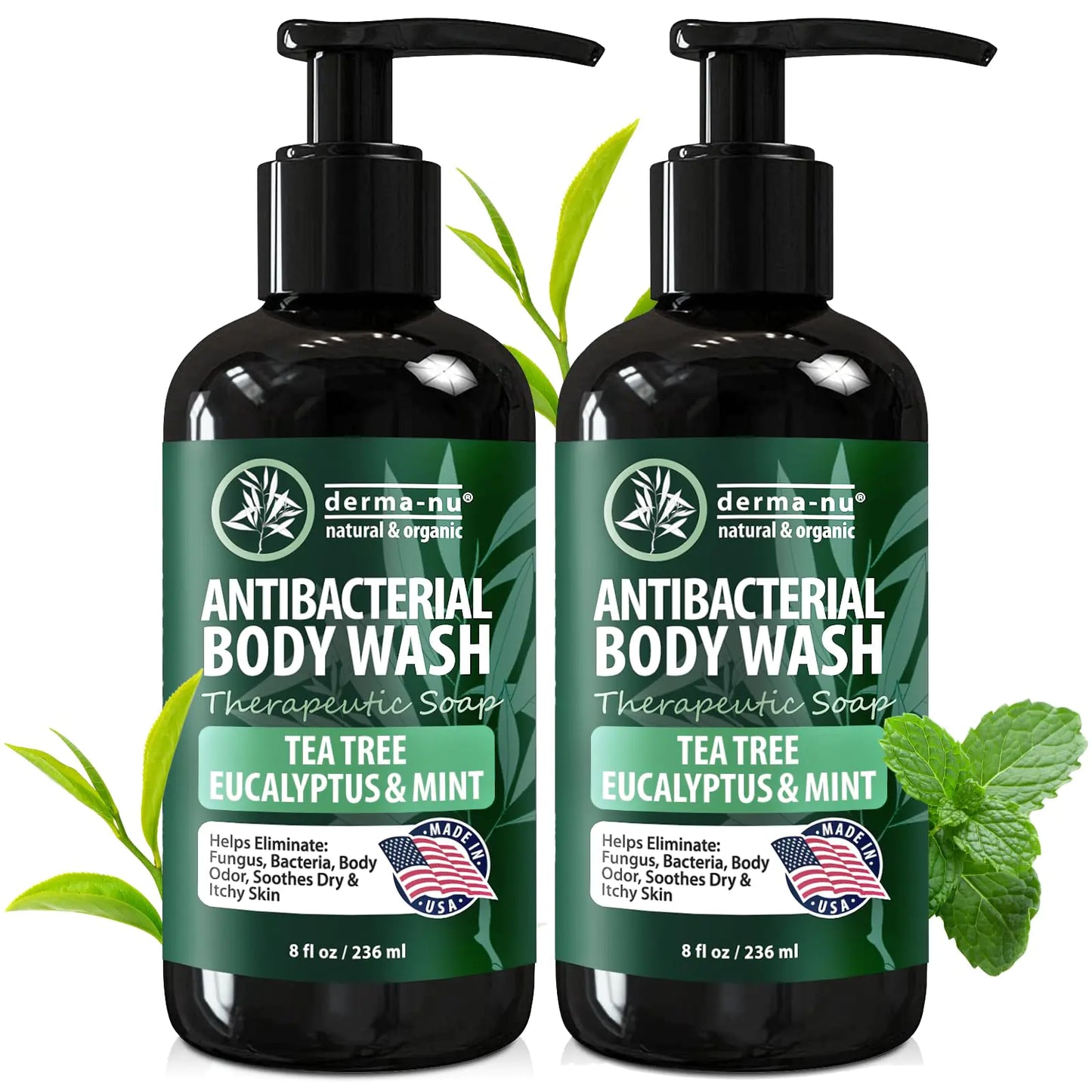 Derma-Nu Antibacterial Body Wash (Pack of 2)