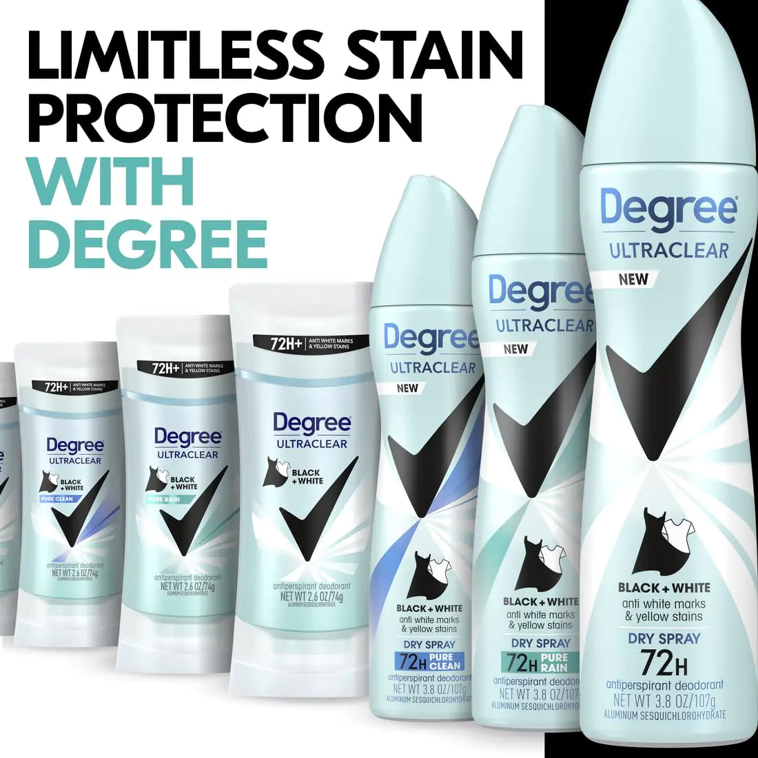 Degree Women's Deodorant (Pack of 4)