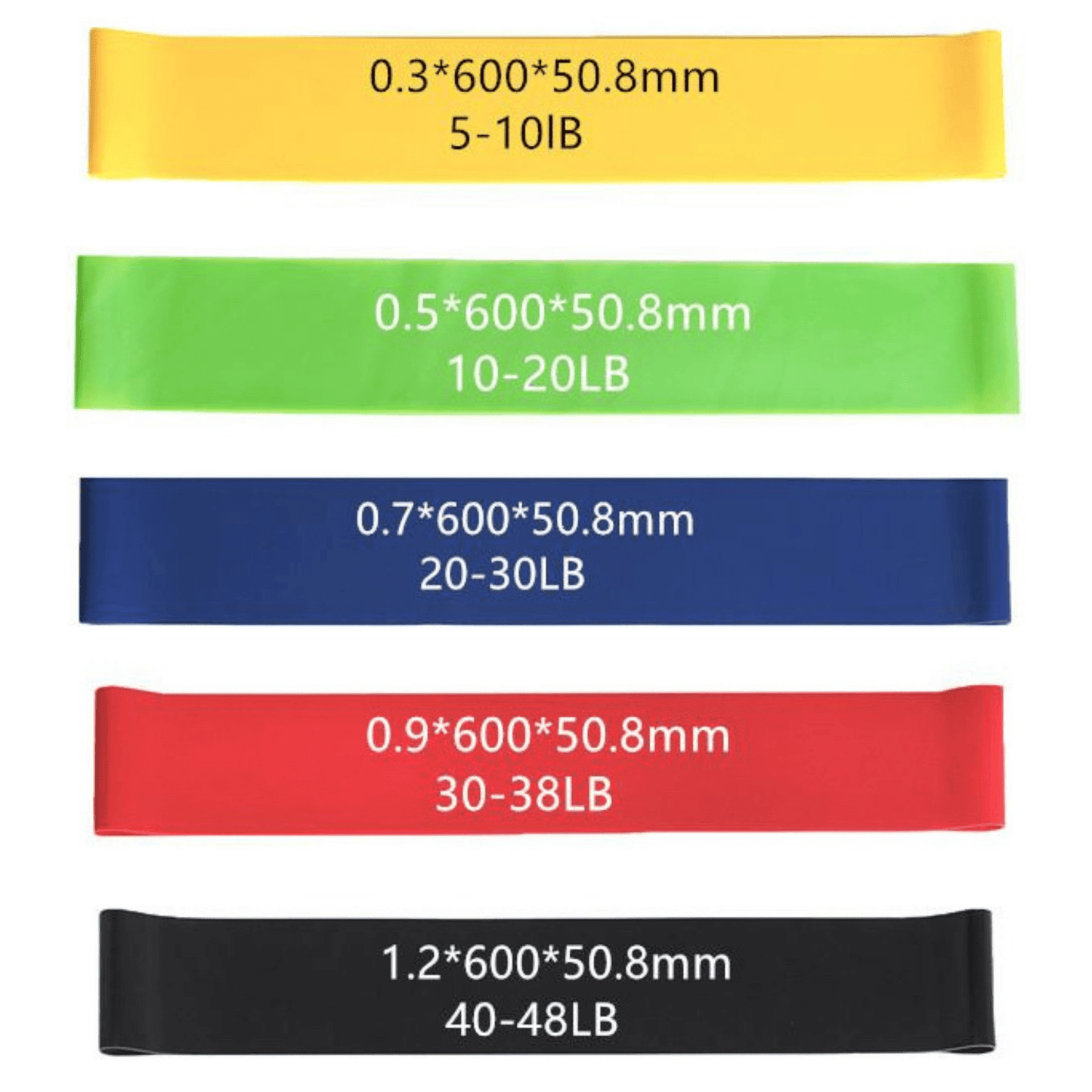 Resistance Body Bands Set With Bag