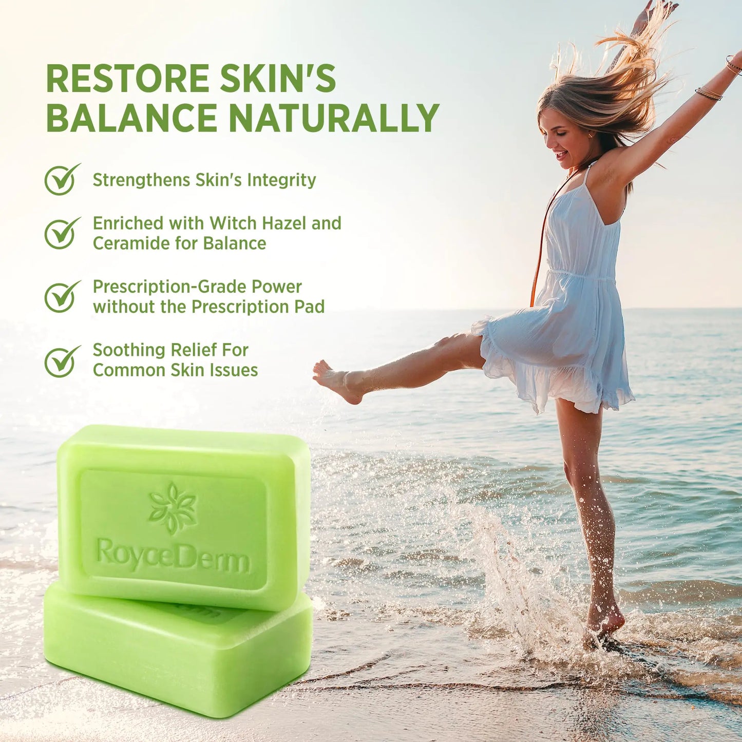 RoyceDerm Tea Tree Oil Antifungal Soap
