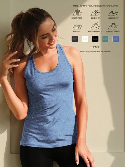 Women Workout Tank Top Set