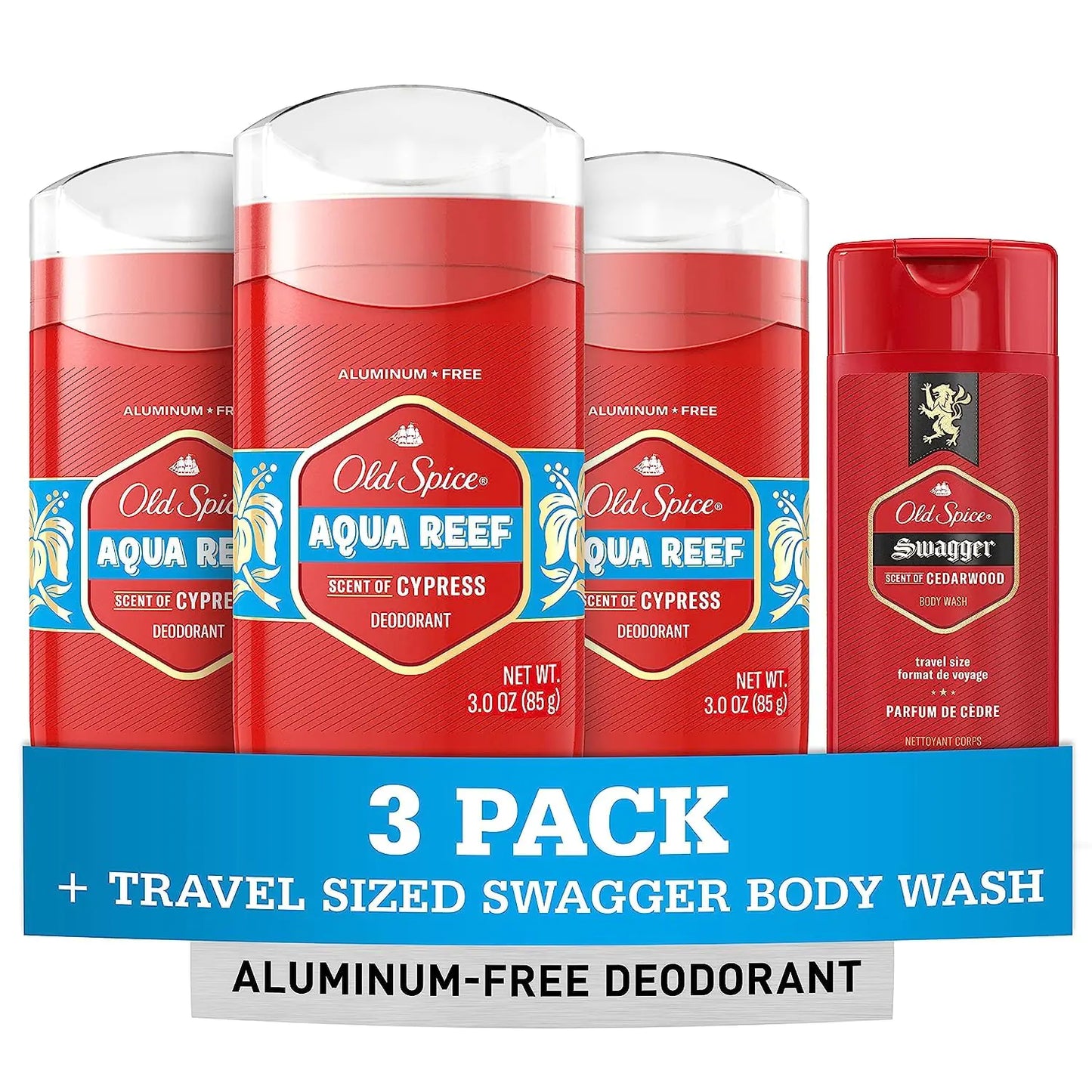 Old Spice Men's Deodorant (Pack of 3)