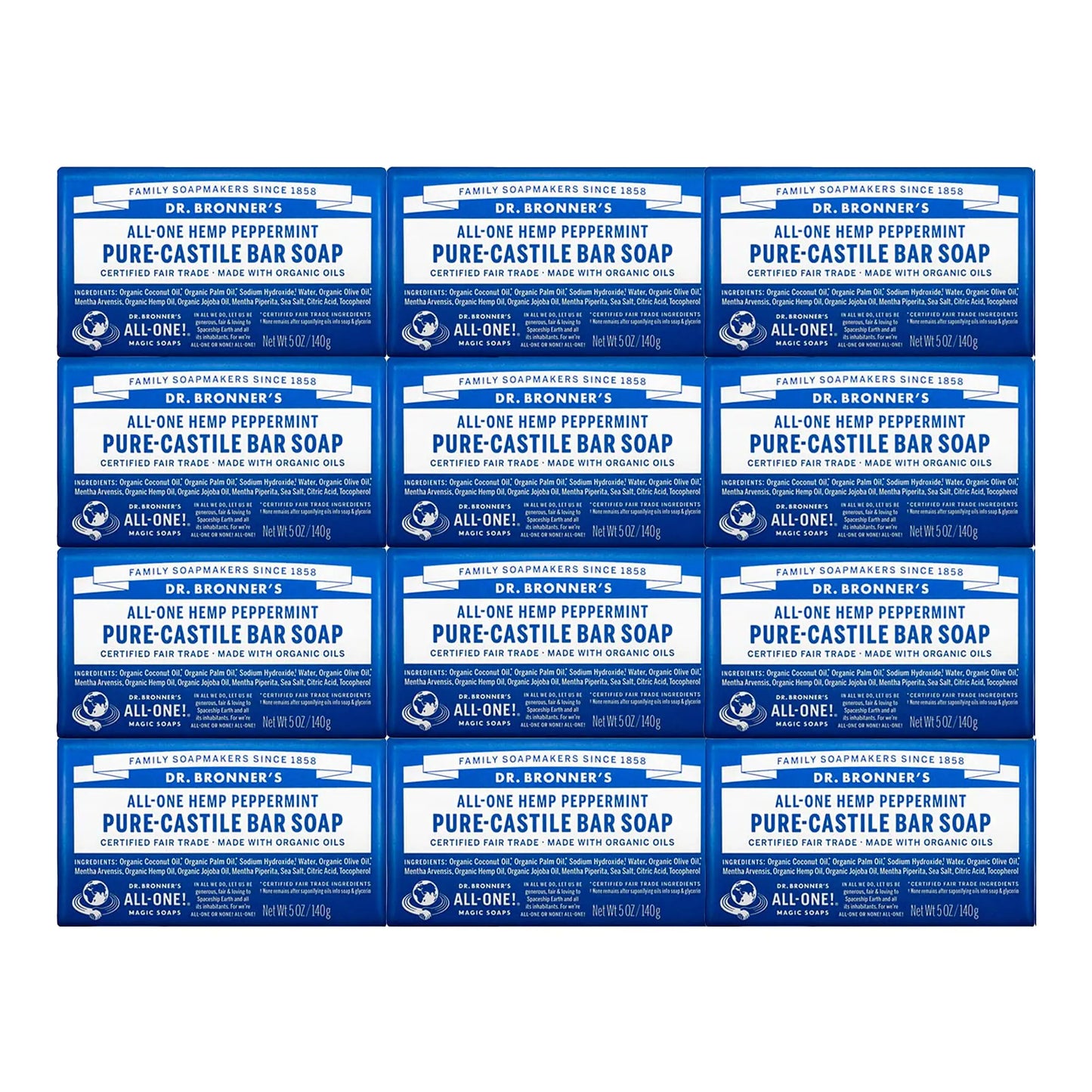 Dr. Bronner's Pure-Castile Bar Soap