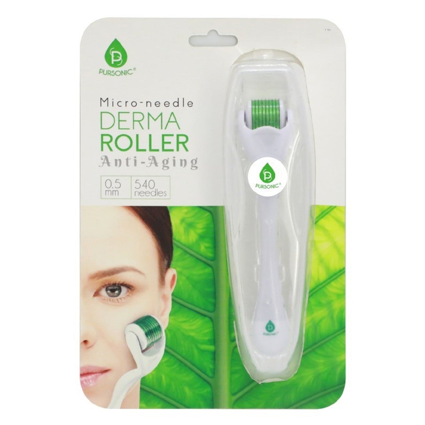 Pursonic Micro-Needle Derma Roller Anti-Aging