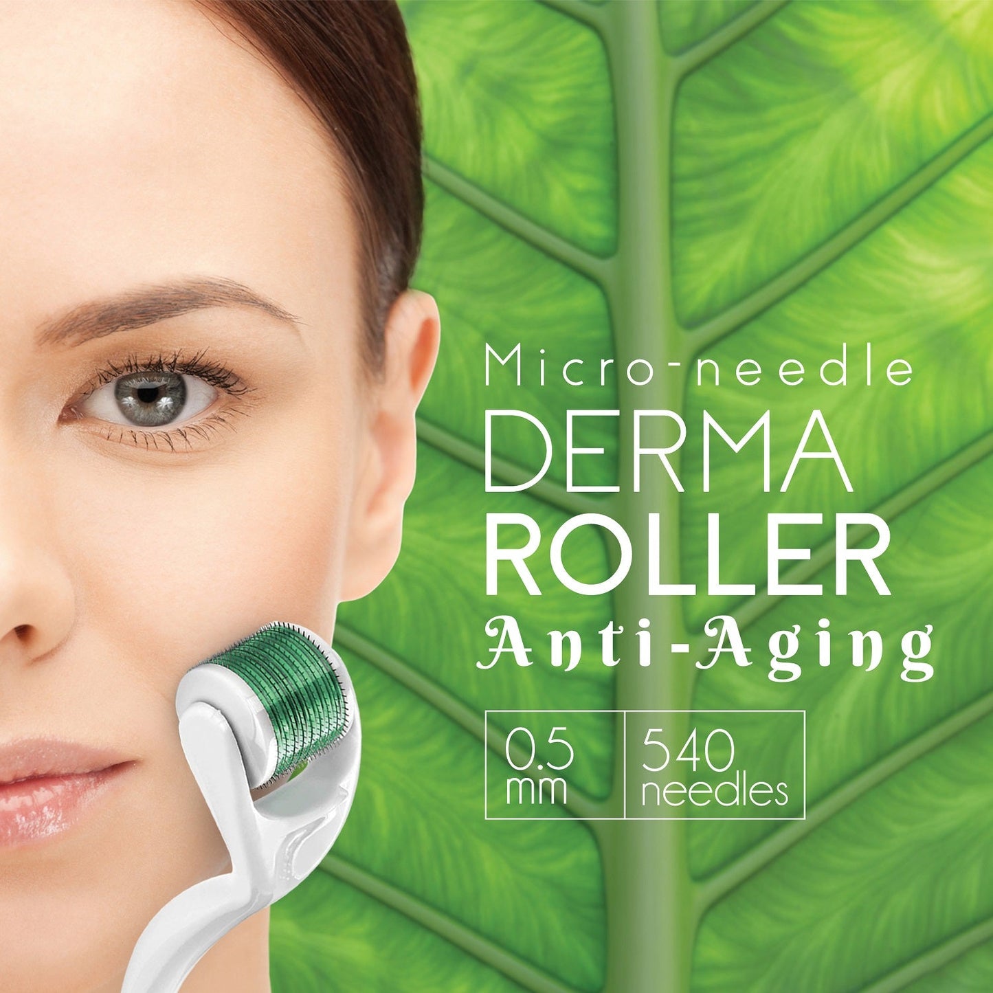Pursonic Micro-Needle Derma Roller Anti-Aging