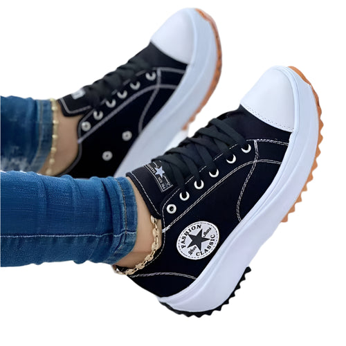 Converse Women's Flat Lace-Up Sneakers