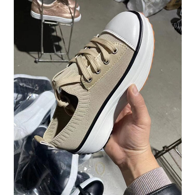 Women's Vulcanized Knitted Shoes