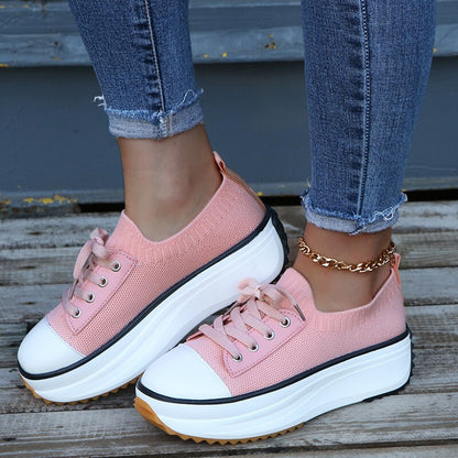 Women's Vulcanized Knitted Shoes