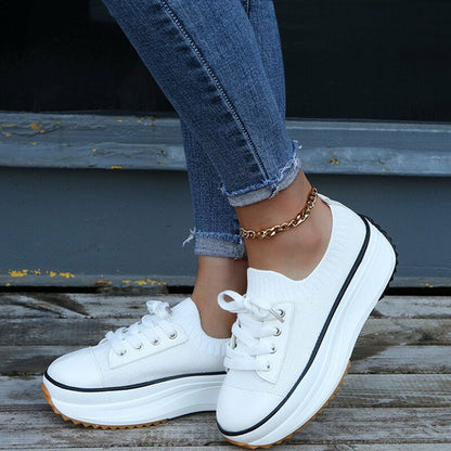 Women's Vulcanized Knitted Shoes