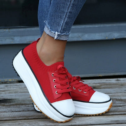 Women's Vulcanized Knitted Shoes