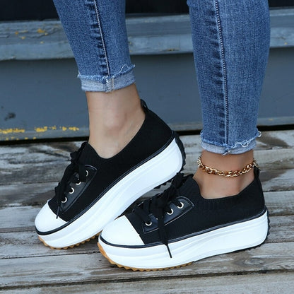 Women's Vulcanized Knitted Shoes