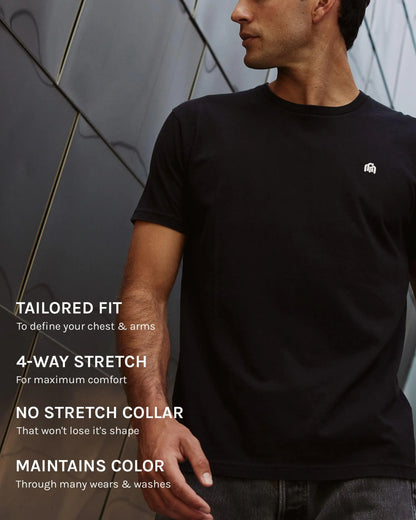Men's Fitted Workout Shirt (L)