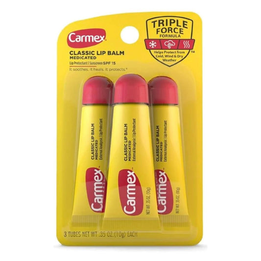 Carmex Classic Lip Balm (Pack of 3)