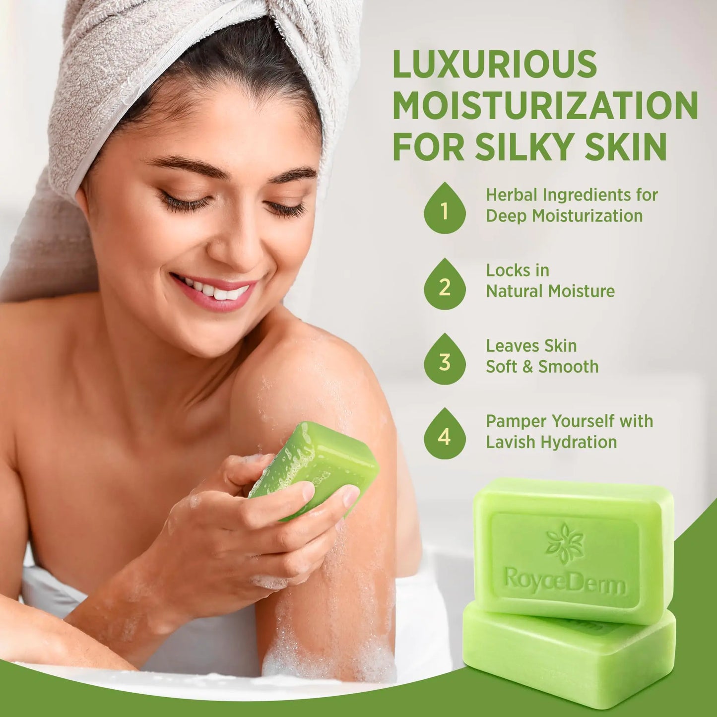 RoyceDerm Tea Tree Oil Antifungal Soap