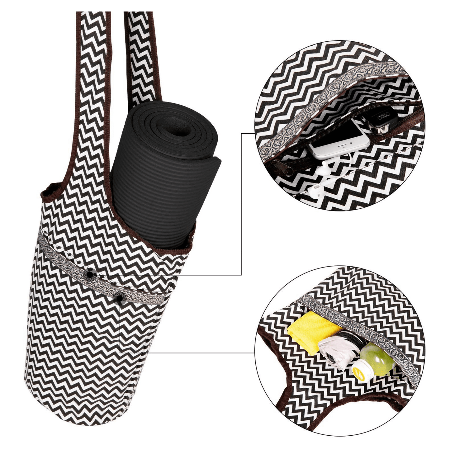 Yoga Mat Carrying Tote Bag