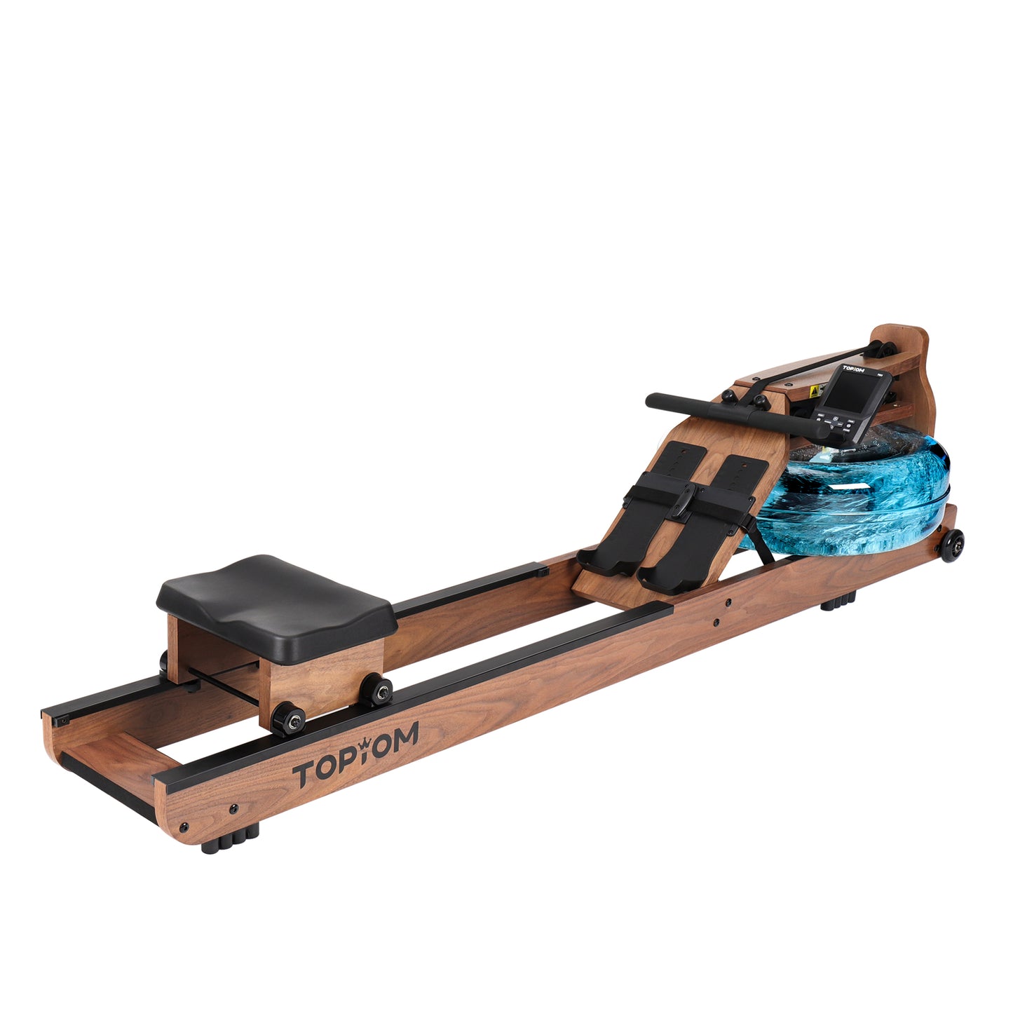 Wooden Rowing Machine With Monitor