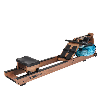 Wooden Rowing Machine With Monitor