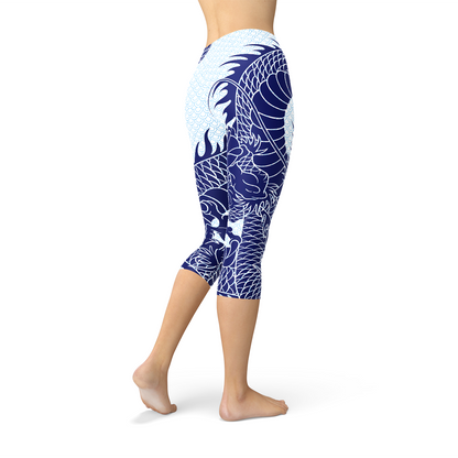Women's Dragon Print Leggings