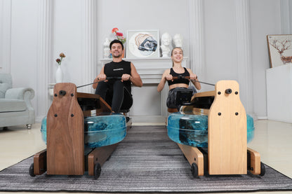 Wooden Rowing Machine With Monitor