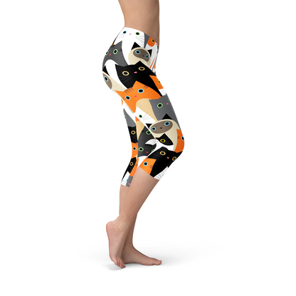 Women's Cat Print Leggings