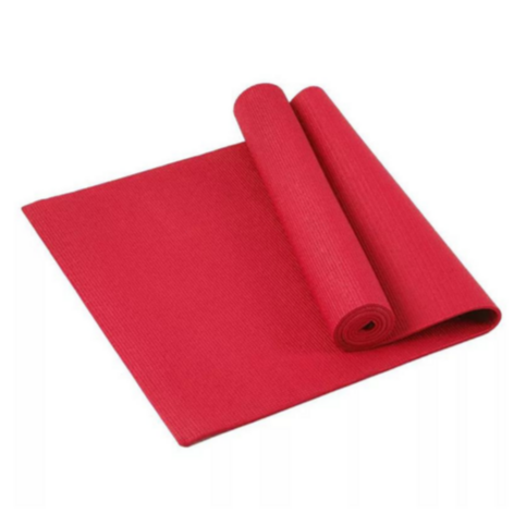 Yoga Mat With Carrying Straps (Red)