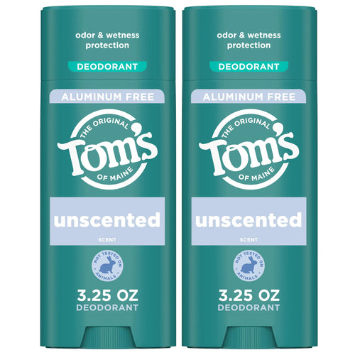 Tom’s of Maine Unscented Deodorant (Pack of 2)