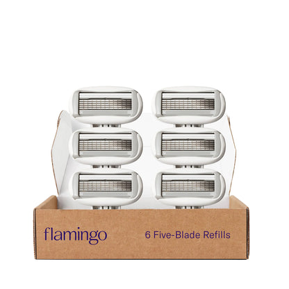 Flamingo Razors + Foaming Shave Gel Set