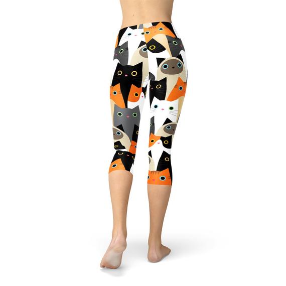 Women's Cat Print Leggings