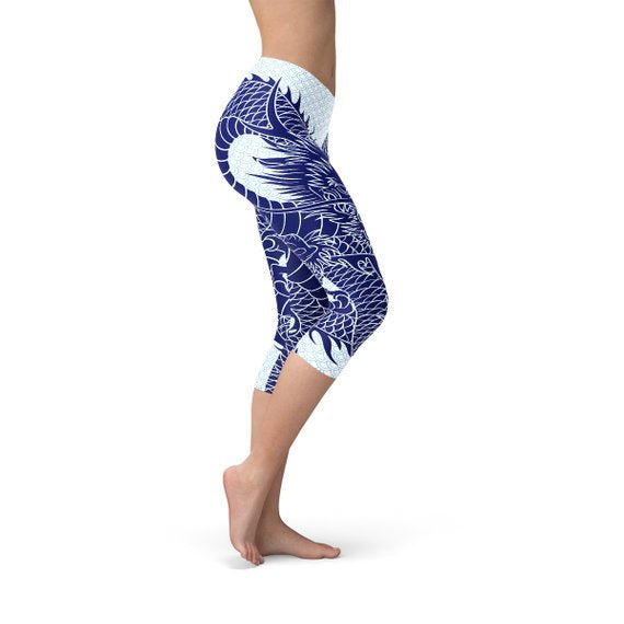 Women's Dragon Print Leggings