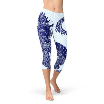 Women's Dragon Print Leggings
