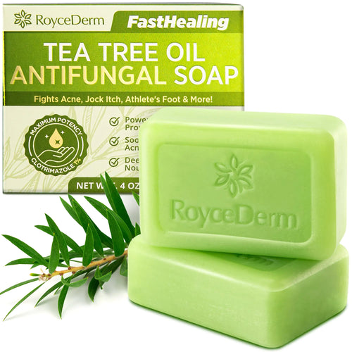 RoyceDerm Tea Tree Oil Antifungal Soap