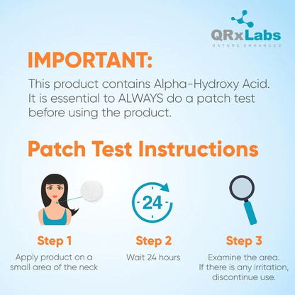 QRxLabs Face and Body Glycolic Acid 20% Pads (2 Pack)