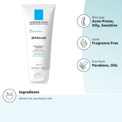 La Roche-Posay Effaclar Gel Face Cleanser