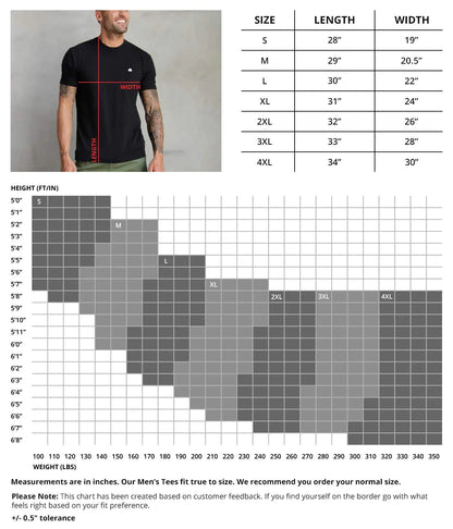Men's Fitted Workout Shirt (L)
