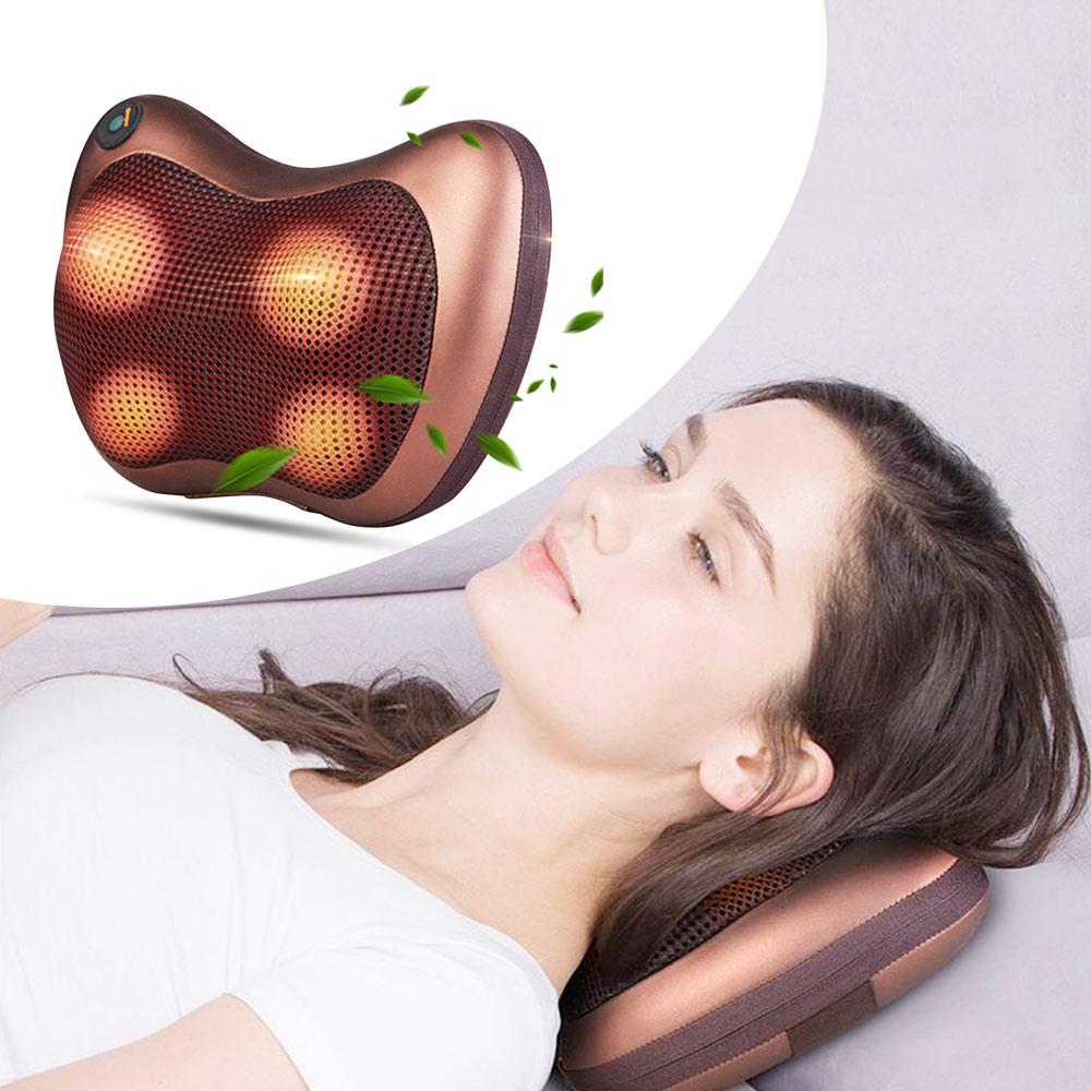 Portable 4-Head Massage Pillow