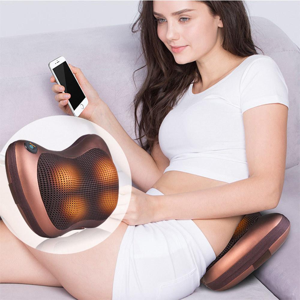 Portable 4-Head Massage Pillow