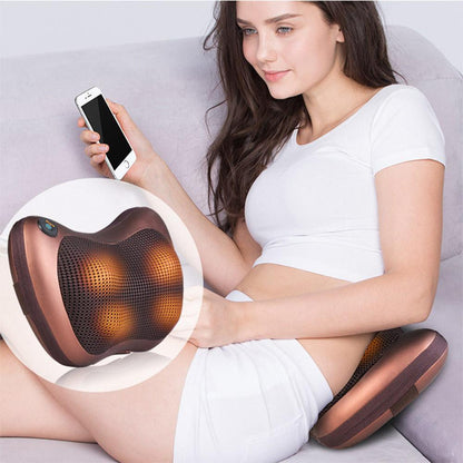 Portable 4-Head Massage Pillow