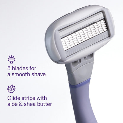 Flamingo Razors + Foaming Shave Gel Set