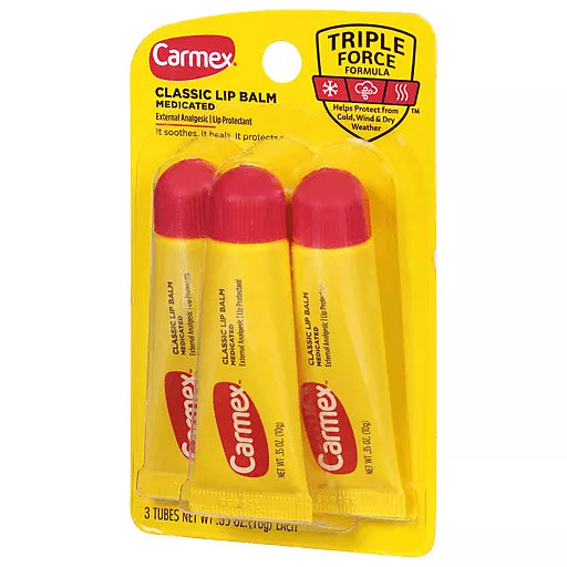 Carmex Classic Lip Balm (Pack of 3)