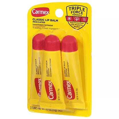 Carmex Classic Lip Balm (Pack of 3)