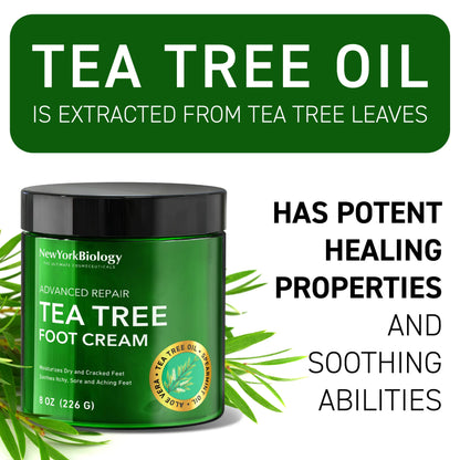 New York Biology Tea Tree Foot Cream