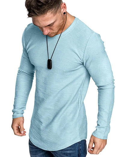 Men's Long-Sleeve Workout Top (S)