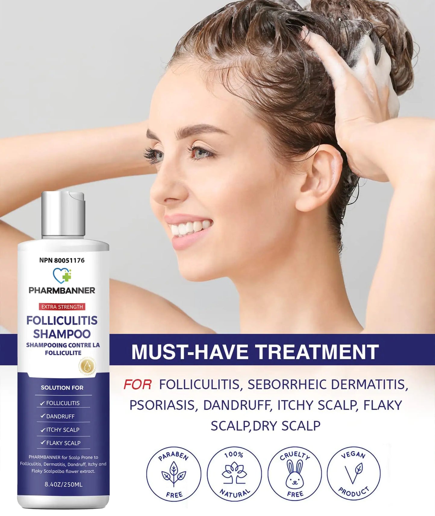 Pharmbanner Folliculitis Shampoo