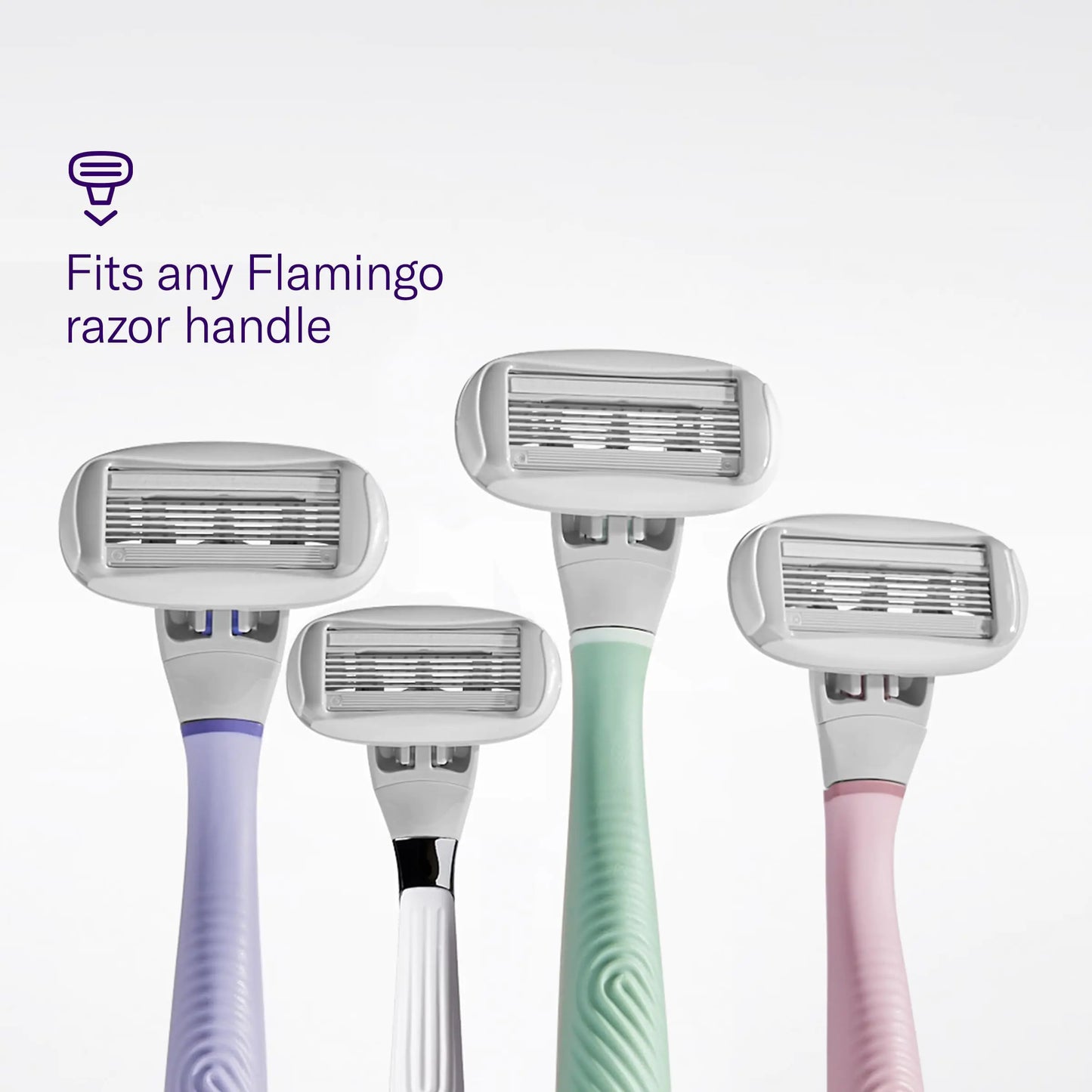 Flamingo Razors + Foaming Shave Gel Set